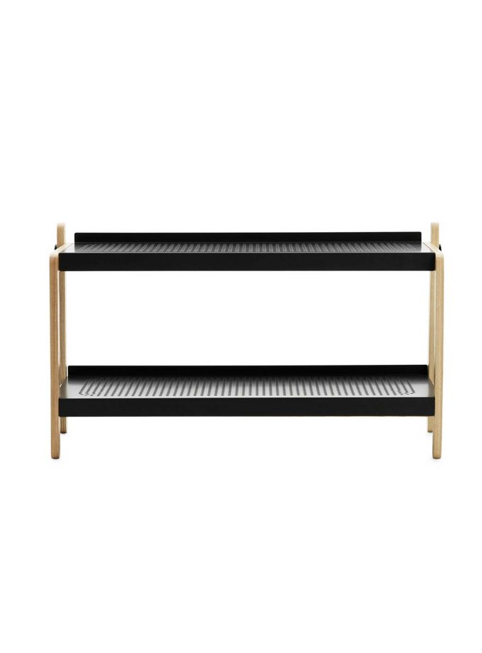 میز چوب شیشه ای