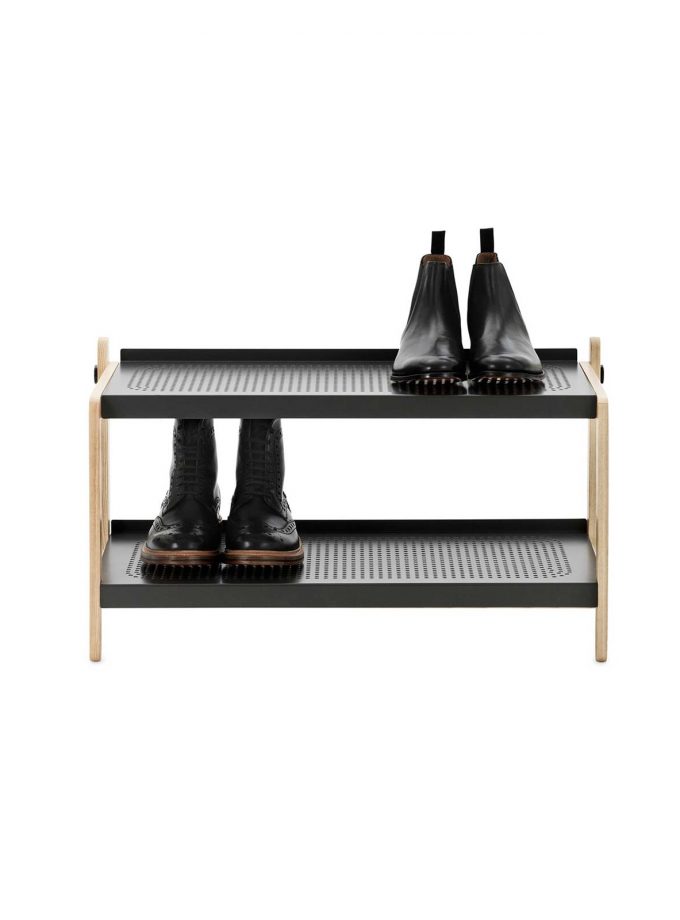 میز چوب شیشه ای